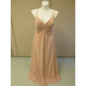 BariJay Blush Formal Chiffon Gown Size 16 Style 1531